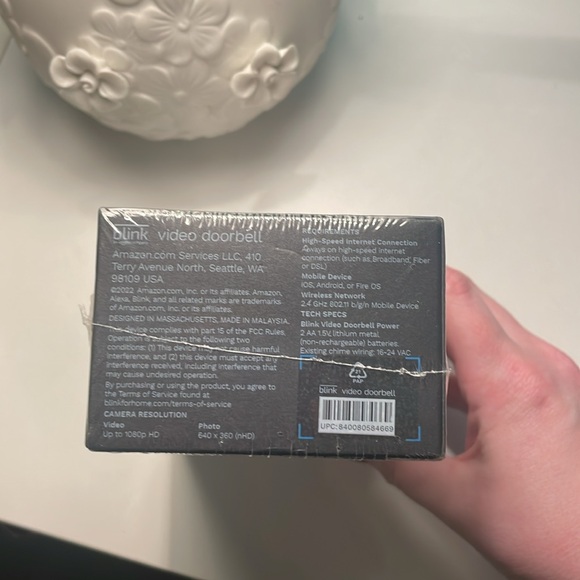 Blink Video Doorbell Two-way audio, HD video, motion & chime app alerts & Alexa. - Picture 10 of 11